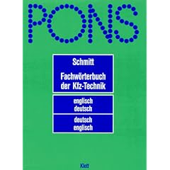 PONS Fachw�rterbuch, Fachw�rterbuch der Kfz-Technik, Englisch-Deutsch / Deutsch-Englisch, 2 Bde.: Set of Two Volumes: English-German/German English
