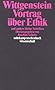 Vortrag �ber Ethik: Und andere kleine Schriften (suhrkamp taschenbuch wissenschaft)
