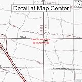 USGS Topographic Quadrangle Map - Casa Grande East, Arizona (Folded/Waterproof)