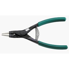 SK Hand Tools 7638 Zero-Degree Tip Int Ext Convertible Retaining Ring Pliers by S-K