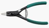 SK Hand Tools 7638 Zero-Degree Tip Int/Ext Convertible Retaining Ring Pliers
