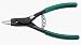 SK Hand Tools 7638 Zero-Degree Tip Int/Ext Convertible Retaining Ring Pliers