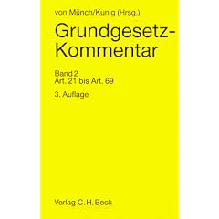 Grundgesetz-Kommentar, 3 Bde., Bd.2, Artikel 21-69