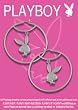 Officially Licensed PLAYBOY Big hoop earring with bunny head dangling in the middle Officially Licensed PLAYBOY Big hoop earring with bunny head dangling in the middle
