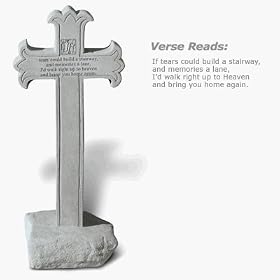 Kay Berry- Inc. 23820 If Tears Could Build A Stairway - Cross Obelisk With Base Memorial -... by 