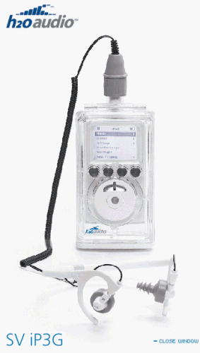 iPod 3G Waterproof Housing, Earphones, Arm Band for all Water Sports