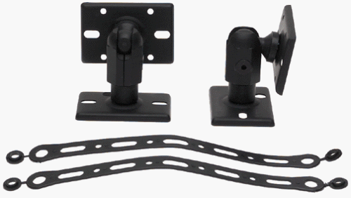 Monster Cable Monster Mounts Bookshelf Speaker Mounts (8 lb. capacity, black, pair) (Discontinued by Manufacturer)