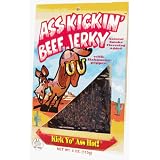 Ass Kickin Beef Jerky - This jerky is made from the highest quality top round, beef available. Aged, dried and branded with a healthy dose of habanero pepper. You will enjoy each tongue torching bite.