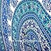 Jaipur Handloom Blue Paisley Hippie Mandala Tapestry Wall Hanging Mandala Wall Tapestries Dorm Decor Bohemian Bedspread Psychedelic Tapestry Ethnic Wall Decor Bed Cover Bedding