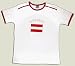 T-Shirt Österreich, weiß-rot, Größe XXL, Soccer-T