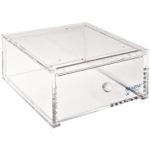 Nalgene 5832 Acrylic All-purpose Stackable Drawer For Lab Organizer, 4-1/2" Height x 9" Width x 9" Depth