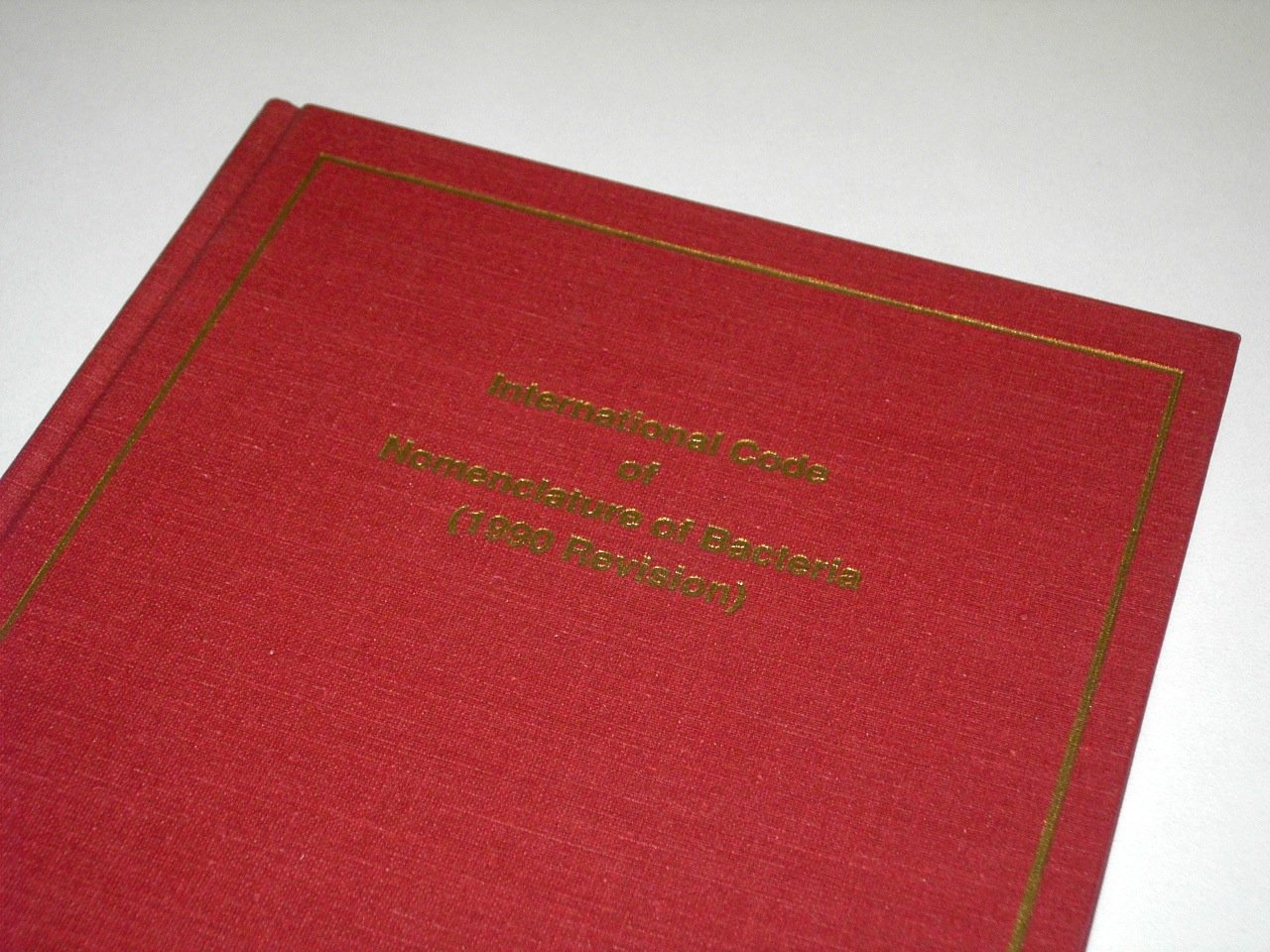 International Code of Nomenclature of Bacteria