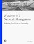Windows NT Network Management Reducing Total Cost of Ownership