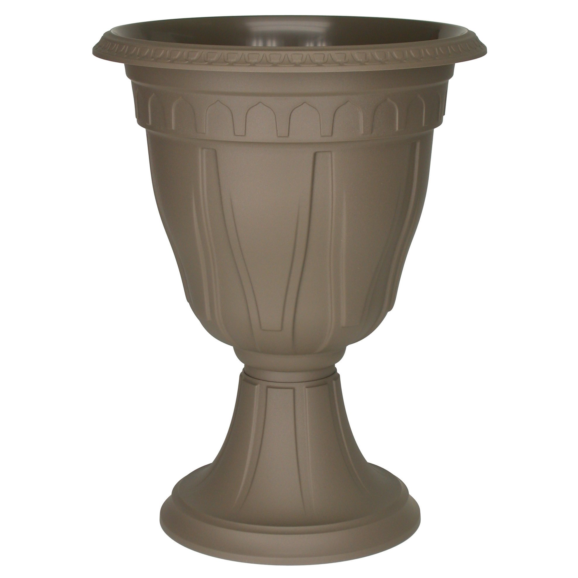 DCN Plastic 1420CA Tall Azura Urn Planter Cappuccino eBay