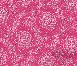 By The Yard Marie Osmond Fuchsia Sunburst Quilt Fabric