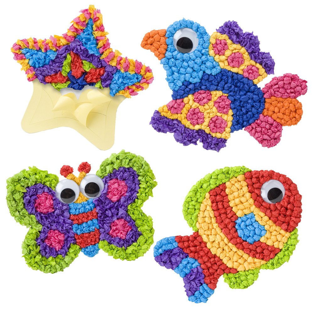 Early Learning Tissue Paper Art -Little Hands 521W Early Learning Tissue Paper Art