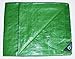 Heavyweight Reinforced Poly Tarps, Green - 6' X 8' POLY TARP