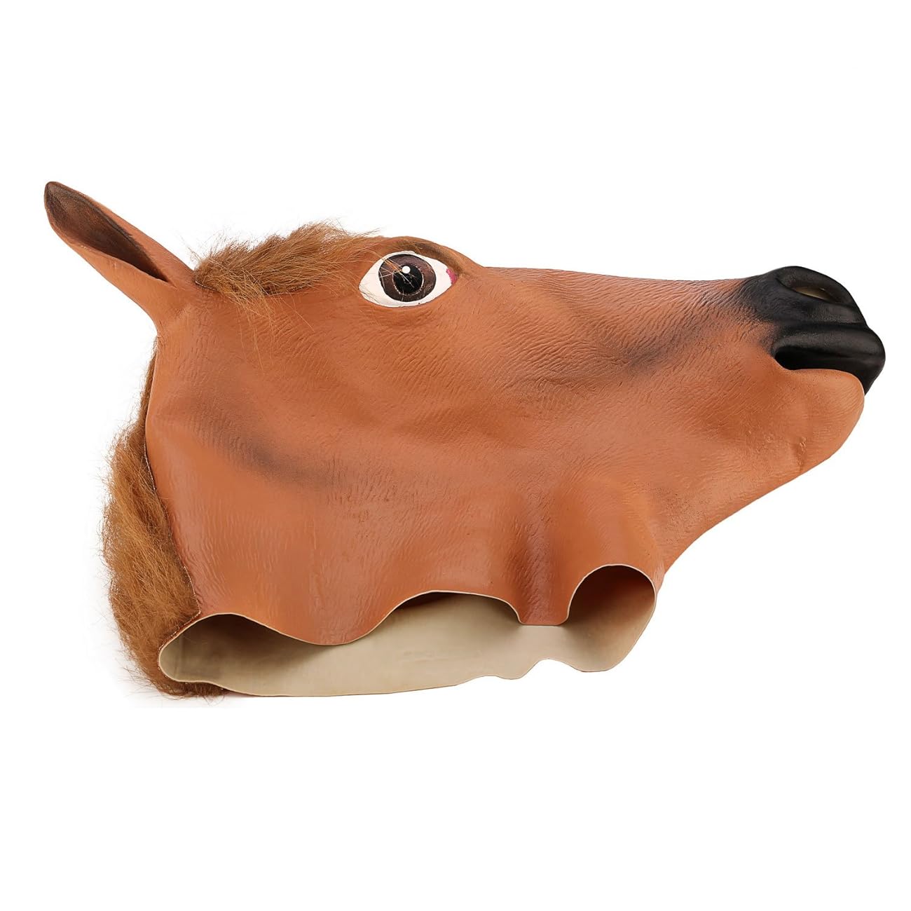 Ylovetoys Latex Horse Head Mask Halloween Costume Animal Masks