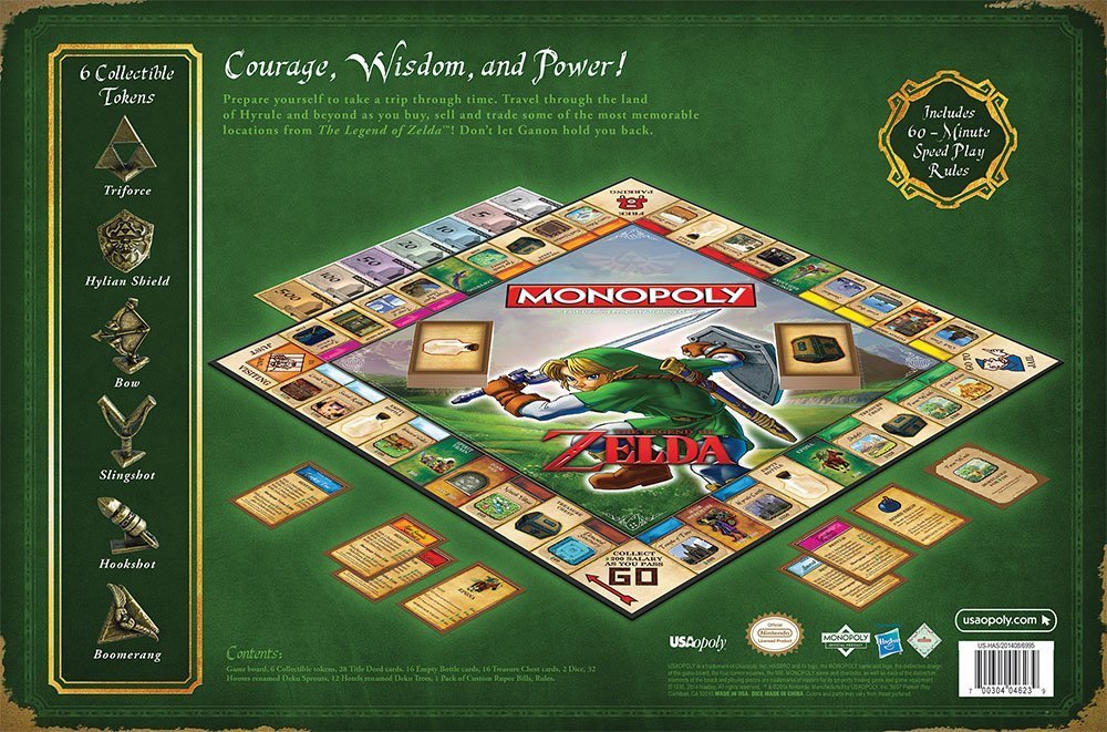 Amazon.com: MONOPOLY: The Legend of Zelda Collector's Edition ...