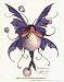 Bubble Rider Fairy by Amy Brown - Fairy With Cute Striped Tights / Stockings on a Bubble - Sticker / Decal
