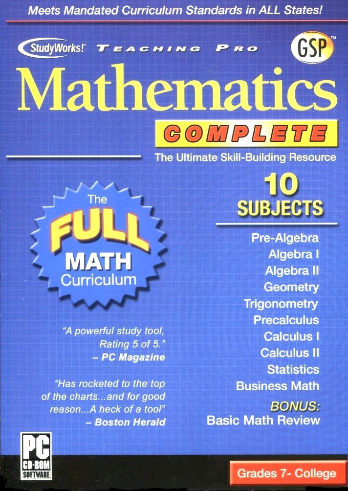 Amazon.com: Studyworks! Teaching Pro: Mathematics Complete Amazon.com: Studyworks! Teaching Pro: Mathematics Complete