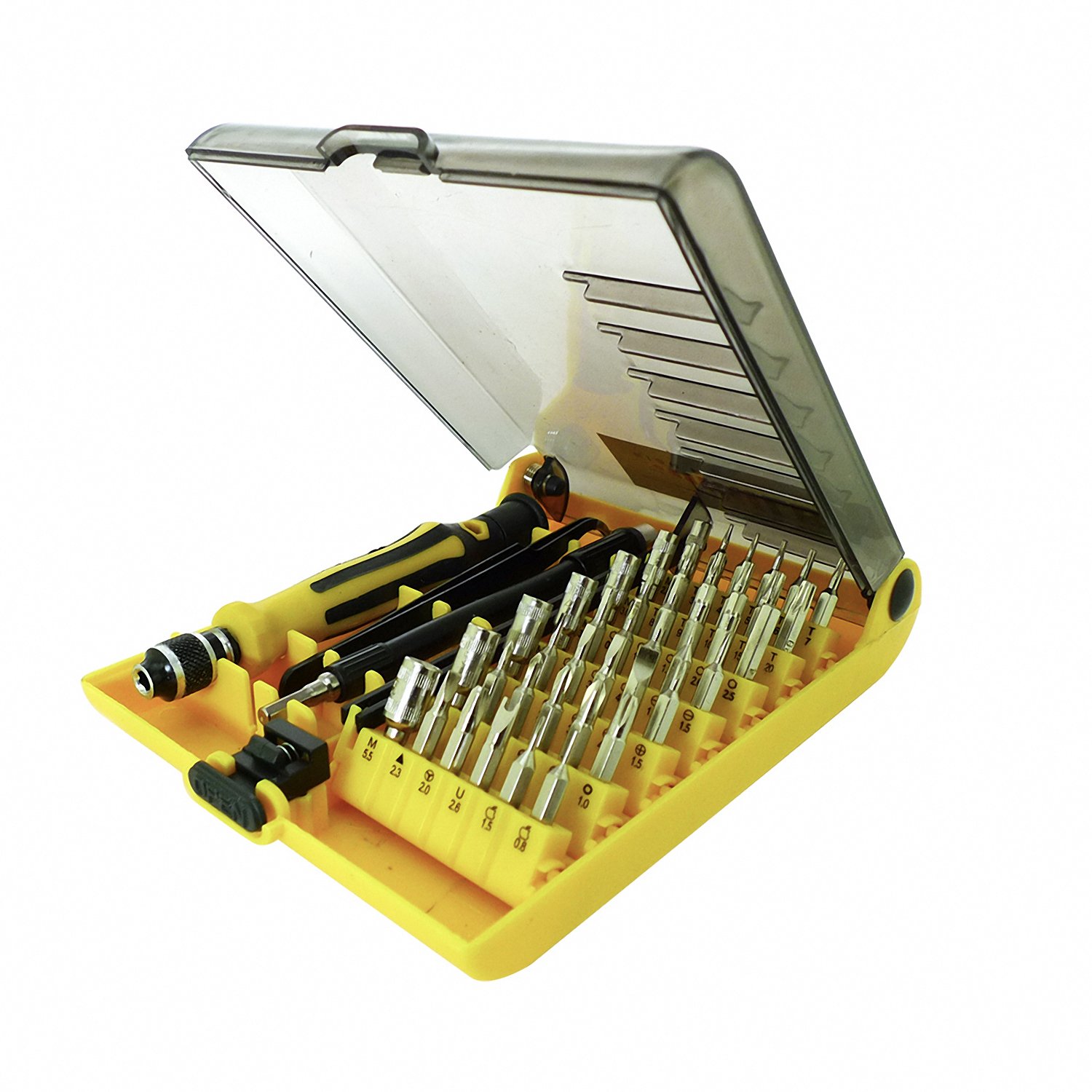 LB1 High Performance New Tools Kit for Mechanical Engineering Technicians Multipurpose 45-Piece Precision Screwdrivers Repair Tool Set
LB1 High Performance New Tools Kit for Mechanical Engineering Technicians Multipurpose 45-Piece Precision Screwdrivers Repair Tool Set