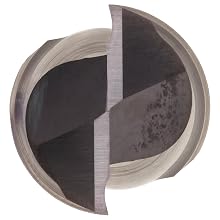 Niagara Cutter SMM830 High-Speed Steel End Mill, General Purpose, TiALN Coated, 2 Flutes, Square End