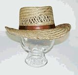 Casual Rush Straw Gambler Hat by Dorfman Pacific