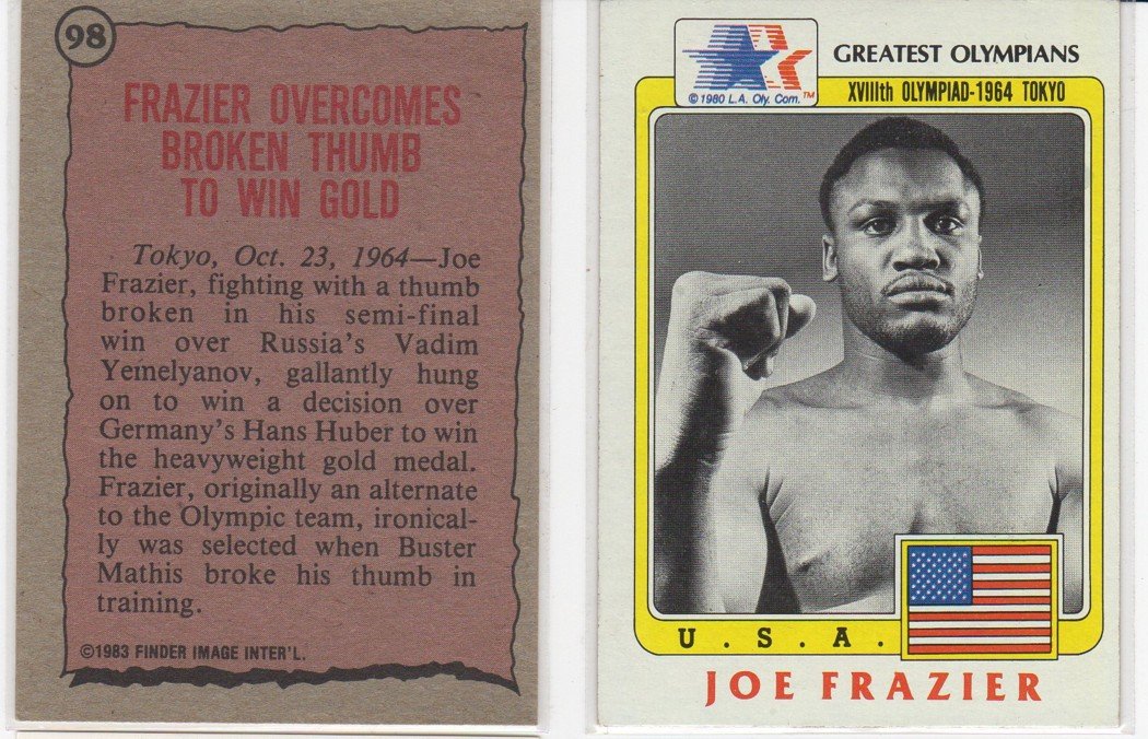 Amazon.com : Joe Frazier Olympic Boxing Trading Card : Sports ...