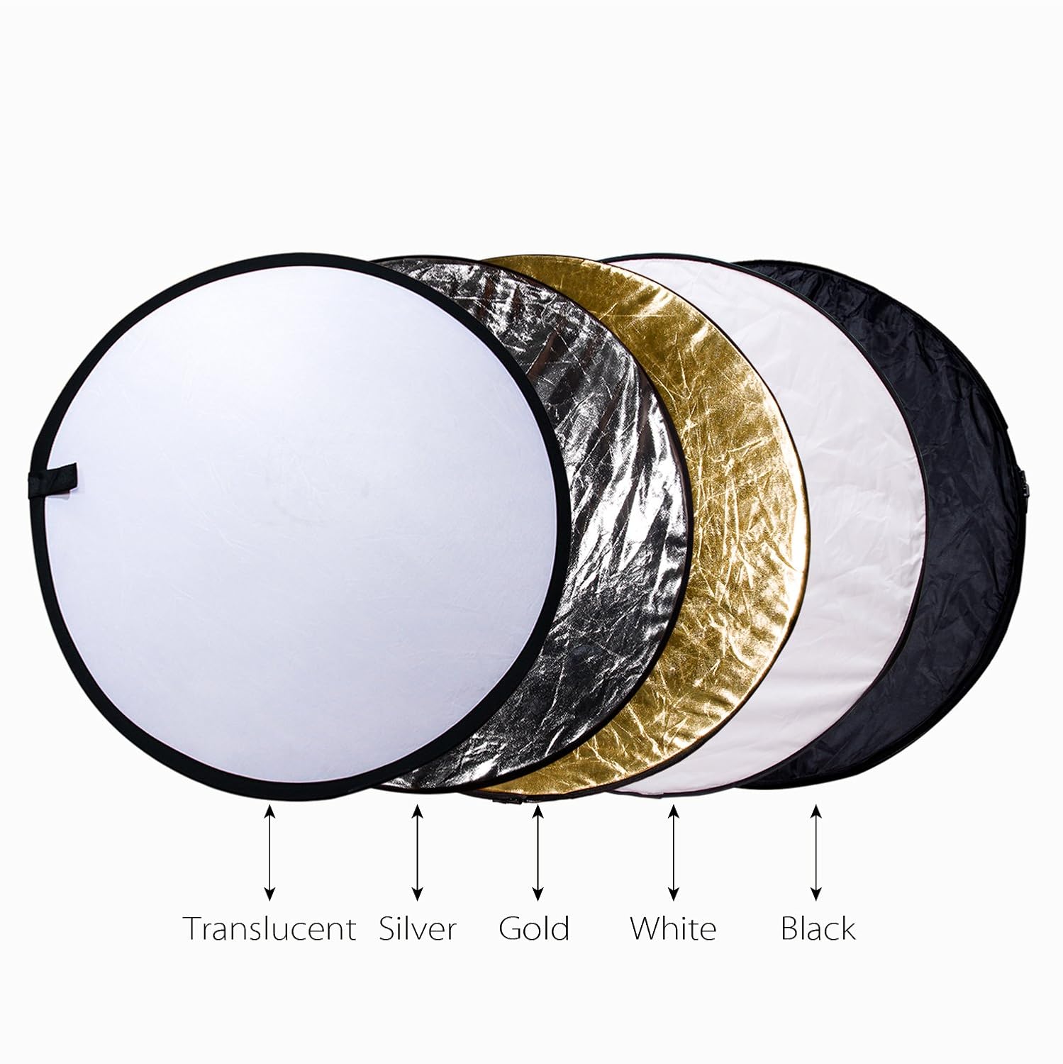 Photo Light Studio Reflector Diffuser 5 In 1 Photography Outdoor Indoor