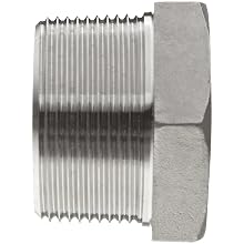 Stainless Steel 304 Cast Pipe Fitting, Hex Bushing, Class 150, NPT Male X Female