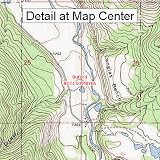 USGS Topographic Quadrangle Map - Buford, Colorado (Folded/Waterproof)