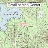 USGS Topographic Quadrangle Map - Silver Lake, New Hampshire (Folded/Waterproof)