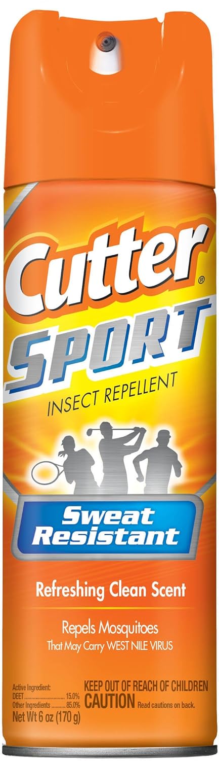 Amazon.com : Cutter Sport Insect Repellent 15% DEET Aerosol Spray ... Amazon.com : Cutter Sport Insect Repellent 15% DEET Aerosol Spray ...