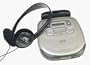 JVC XL-PG7 Personal CD Player with External Battery Case