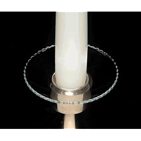 Buy Biedermann & Sons Candle Bobeches, Box of 12, Clear Glass With Serrated Rim by Biedermann & Sons now!