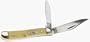 Case Cutlery 030 Case Peanut Pocket Knife with Chrome Vanadium Blades, Yellow Synthetic