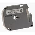 Brother M231 1/2-Inch Black on White Tape for P-Touch Labeler