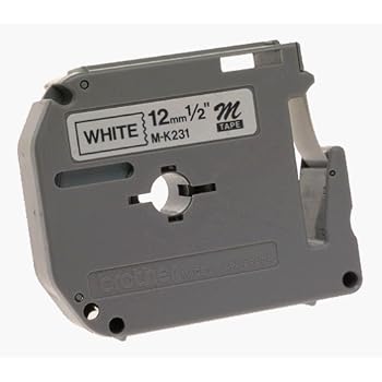 Set A Shopping Price Drop Alert For Brother M231 1/2-Inch Black on White Tape for P-Touch Labeler