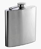 Buy Stainless Steel 6 oz Satin Finish Liquor Flask