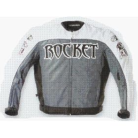 Joe Rocket Textile Jackets Big Bang Jacket White/Gunmetal/Black XX-Large