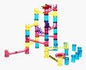 Quercetti 45-Piece Transparent Marble Run - Marble Run Construction Toy
