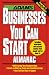 Book Businesses You Can Start Almanac