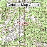 USGS Topographic Quadrangle Map  Mount Saint Helena California FoldedWaterproof
