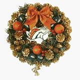 DENVER BRONCOS OFFICIAL NFL CHRISTMAS DOOR WREATH
