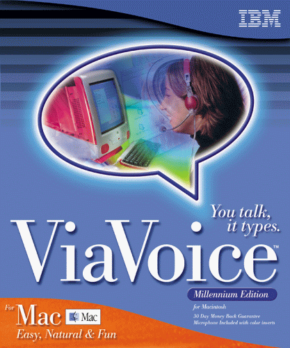 Software: ViaVoice Millennium Ed./Mac