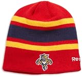 71QRSXzH9QL. SL160  NHL Mens Center Ice Official Team Player Knit Hat (Florida Panthers, One Size Fits All)