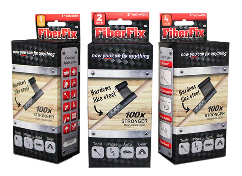 FIBER FIX - Super Adhesive Tape - 3 Rolls: 1