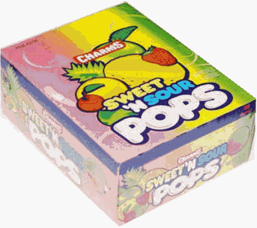 Charms Sweet & Sour Pops 48ct by Charms