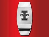 University of Illinois - Money Clip & Credit Card Holder - Laser Engraved